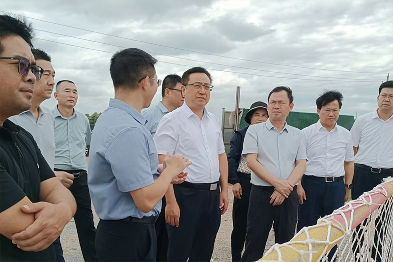 贛州市委常委、副市長(zhǎng)何琦一行蒞臨挺進(jìn)環(huán)保D5地塊土壤治理項(xiàng)目調(diào)研指導(dǎo)